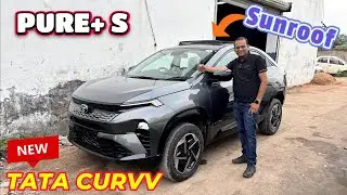TATA CURVV PURE+ S with Sunroof ! Most Features Covered ! Value For Money Variant