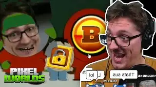 REACTING to Your MEMES #3 | Pixel Worlds Highlights