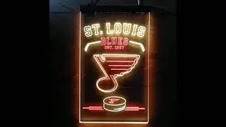 Custom St. Louis Blues Est. 1967 NHL Neon-Like LED Sign