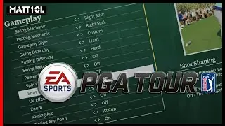 Most realistic way to play? | My Gameplay Settings | EA Sports PGA Tour