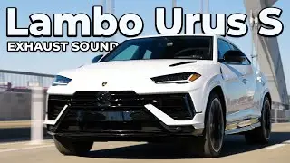 LAMBORGHINI URUS S DRIVE | 4.0L Twin-Turbo V8 Engine and Exhaust Sounds [4K] [8D] | Spools & Pulls