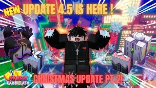 ❄️NEW UPDATE 4.5!! NEW CARDS AND NEW WORLD & MORE!!! In Anime Card Clash! (Roblox)