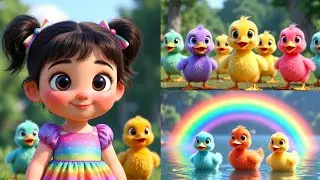 Colour Colour Vathukkal 🦆 | Tamil Nursery Rhymes for Kids kids cartoon video 