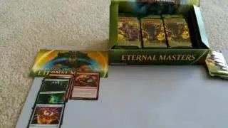 MTG Eternal Master Pack/Box Opening ONE HANDED | Part 1 of 2