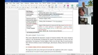 Advanced Research Methodology FEB 2023 Lecture 1