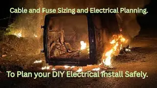 Transit Custom Camper Conversion - Electrical Planning - Sizing your Cables and Fuses