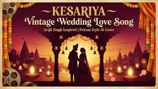 Kesariya | Vintage Wedding Version | Pritam Arijit Singh Style | Old Hindi Love Song | AI Cover