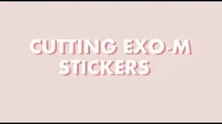 [RANDOM] EXO-M Stickers - Cutting Time