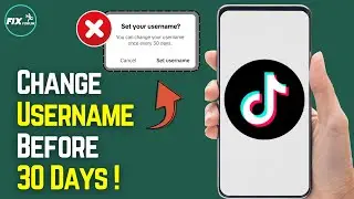 How To Change TikTok Username Before 30 Days &ndash; 2025 Working Hack!