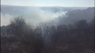 Zjarr ne kodrat e Karbunares se Madhe ne Lushnje.