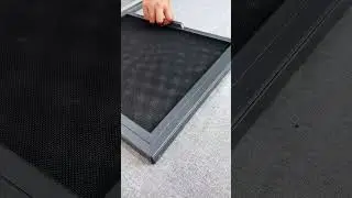 New ultra-thin three-section steel mesh window, # Qiangning Door and Window Protection System