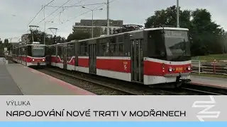 Tramvajová výluka v Modřanech | VÝLUKA