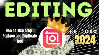 How to use Crop,Replace and Duplicate tool| InShot Tutorial| #inshot #howto