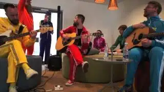 Pollapönk - Girls and Boys - jaming at ESC Copenhagen