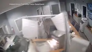 Video of the Day: Man drives into police station and turns himself in