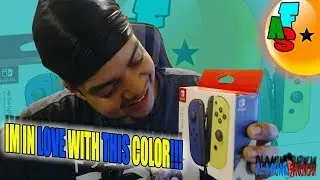 Blue And Neon Yellow Joy Con Unboxing And Review | These Look Great!