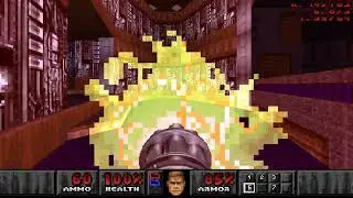Doom Maps 42. Silent Outpost. PsyDoom 1.1.1, UV difficulty.
