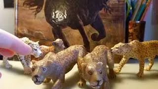 Моя коллекция леопардов schleich