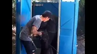 K9 Niko Area Search Porta Potty @ Sirius K9 Academy