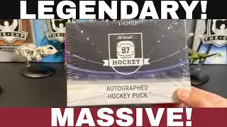 LEGENDARY AUTO! Opening a Hit Parade Autographed Mystery Hockey Puck!
