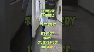 5 YouTube channels that every Bams  1st proff student must know💯#trending #bams #bamsstudent #viral