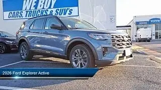 2026 Ford Explorer Active Hampton  Newport News  Yorktown  Norfolk  Virginia Beach