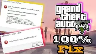 [SOLUTION]-SCRIPT HOOK V CRITICAL ERROR 2023-Script Hook V Update  Error Fix-Mods Not Working Error!