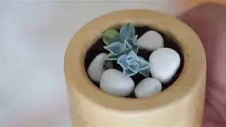 DIY weekend project: wooden flower pot