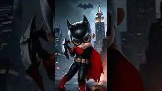 super cute baby Batwoman dancing,so funny #babydance #superhero #dc  #funny