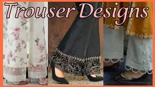 Latest Trouser designs 2021 part 1 (collection)#palazo #capri #pants