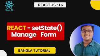 REACT JS MANAGE FORM USING State & setState ClASS COMPONENT | React Js Form Handling | REACT FIZZ