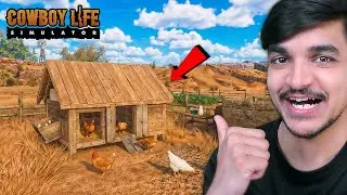 I FINALLY BUILT A CHICKEN COOP 🤠🐔 | Cowboy Life Simulator #11