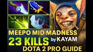 Clone Chaos Unleashed! 😈 Meepo Mid Madness by KAYAM  Dota 2 Pro Guide