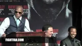 Floyd Mayweather Jr. vs. Shane Mosley: Final Presser @ FightFan.com