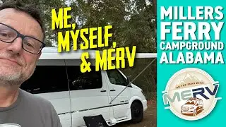 Me, Myself & Merv: Class B camping and fishing in Millers Ferry Campground #vanlife #rvcamping