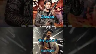 The g.o.a.t vs Jawan 1st week Box office collection #shortfeed #thalapathyvijay#thegoat #jawan #s