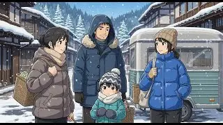 A Winter Day in Our RV | Cozy Family Life, Cooking & Snowfall