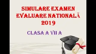 E.N. 2019  (Simulare  Evaluare Nationala 2019 Clasa a 7 a )