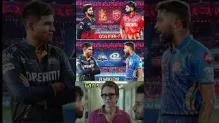 IPL 2025 Playoffs Matches ☠️🥶 #cricket #ipl2025 #rcbvspbks