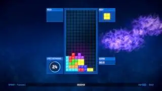 Tetris Gameplay - Sprint - Score 7049