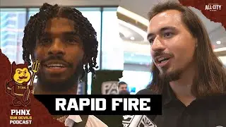 Rapid Fire: Pac-12 Media Day questions with Cam Rising, Michael Pennix Jr. and Jalin Conyers