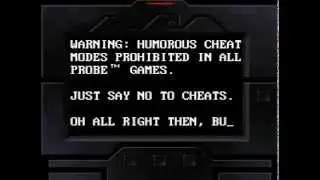 Judge Dredd SNES Codes