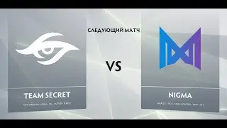 [RU] Team Secret vs Team Nigma Game 2 (BO3 UB Round 1) | ESL One Germany 2020