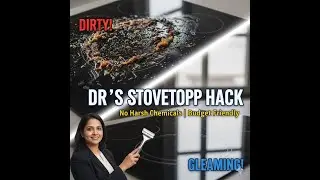 Mindful Cleaning : The 5-Minute Stovetop Scraper Technique (No Harsh Chemicals, Max Shine)