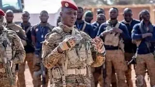 Le capitaine Ibrahim Traore Pr&eacute;sident du Faso