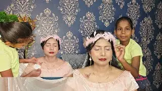 ✨ Riya Does My Queen Makeup ASMR 👑💄 | Royal & Relaxing Makeup Transformation ✨