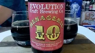 Evolution Craft Brewery Menagerie No. 10 (12.0% AV)  DJs BrewTube Beer Review #1213