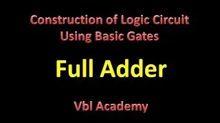 Full adder using basic gates.