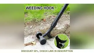 Rolling Weeder Head,Rolling Weed Remover With Stand-Up Root Extractor Clamp,Weeding Head Grass Remov