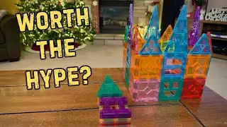 Cossy 120Pcs Magnet Tiles Magnetic 3D Building Blocks Set Review